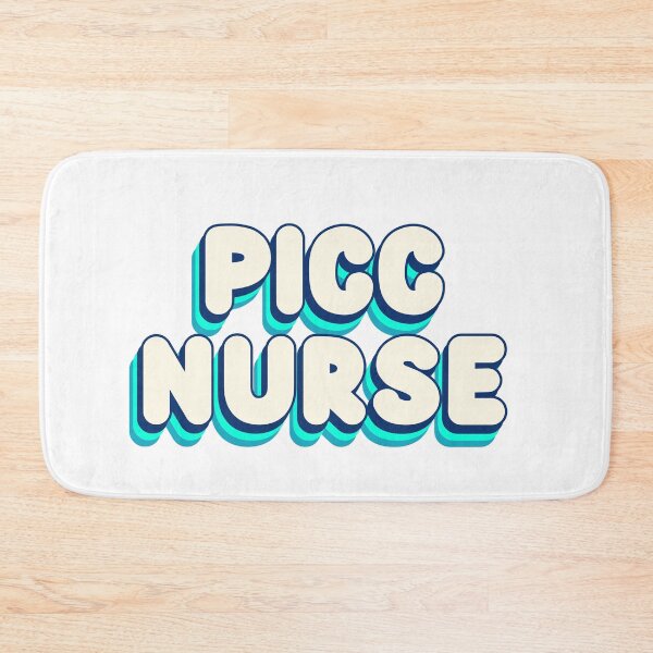 Item preview, PICC Nurse (Retro Aqua) designed and sold by Whackadoodletee.