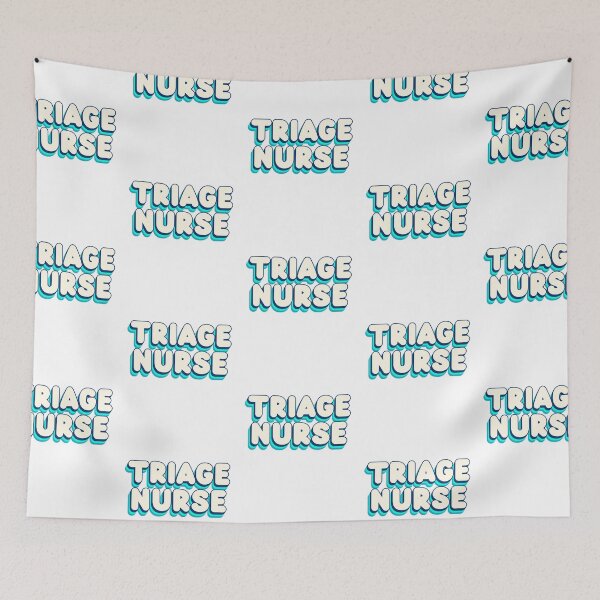 Item preview, Triage Nurse (Retro Aqua) designed and sold by Whackadoodletee.