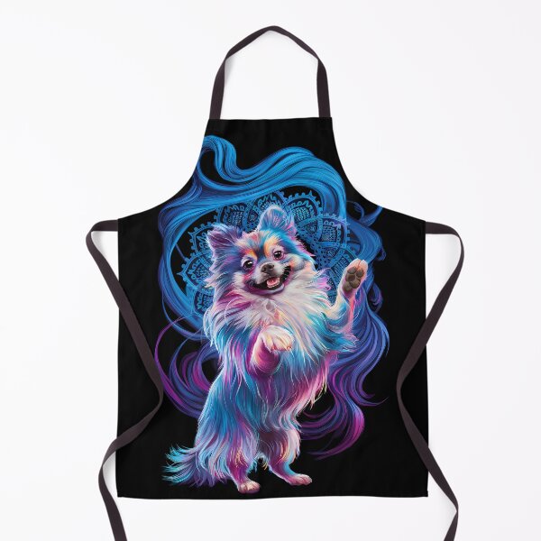 Item preview, Colorful Playful Pomeranian designed and sold by RedTamah.
