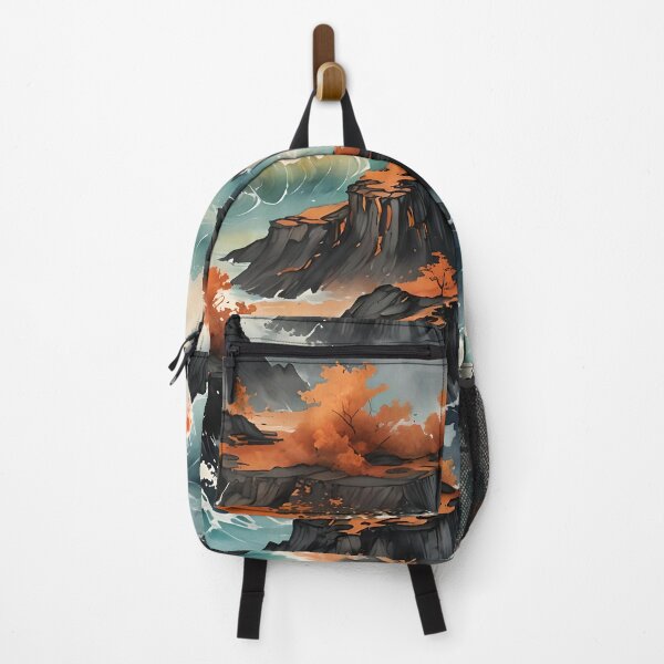 Item preview, The fire sea scapes on a remote island. designed and sold by murielsfaith.