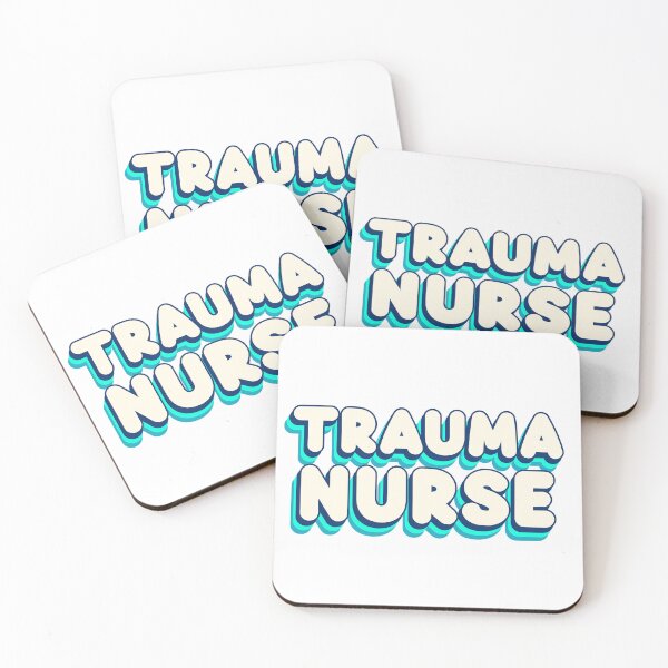 Item preview, Trauma Nurse (Retro Aqua) designed and sold by Whackadoodletee.