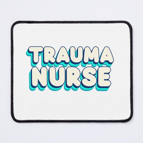 Item preview, Trauma Nurse (Retro Aqua) designed and sold by Whackadoodletee.