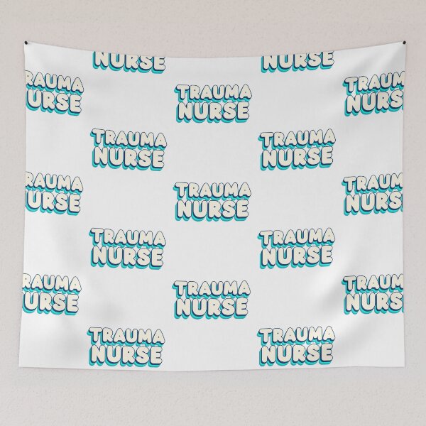 Item preview, Trauma Nurse (Retro Aqua) designed and sold by Whackadoodletee.