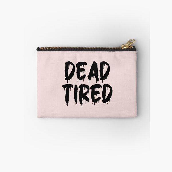 Item preview, BLACK ON PINK DEAD TIRED BLOOD DRIP designed and sold by RomeArtCo.