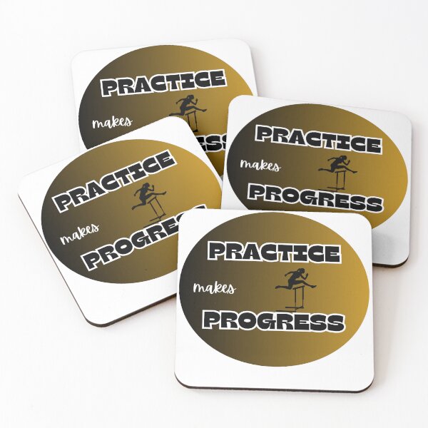 Item preview, practice makes progress, hurdle designed and sold by IFarty.