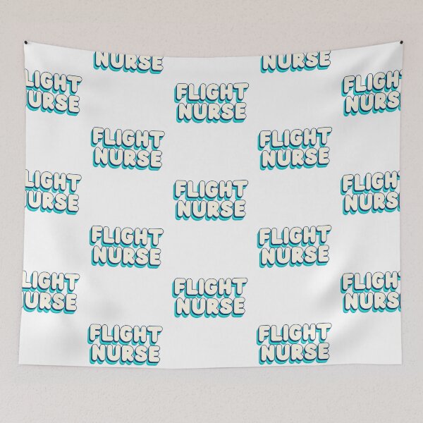 Item preview, Flight Nurse (Retro Aqua) designed and sold by Whackadoodletee.