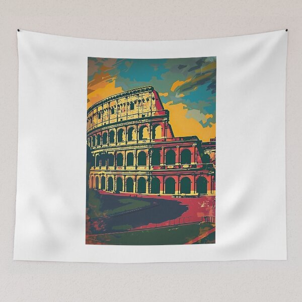 Item preview, Retro poster "The Colosseum" designed and sold by MidArtForge.