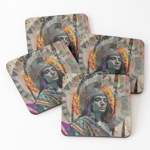 Item preview, Abstract Greek Goddess Athena Art designed and sold by All Souls Dream.