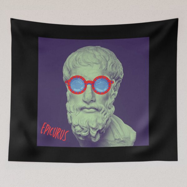 Item preview, Epicurus - Epicurean Greek Philosopher Fun Quote Gift Teacher Student Ancient philosophy - Thug life designed and sold by PHILOSOPHY-SWAG.
