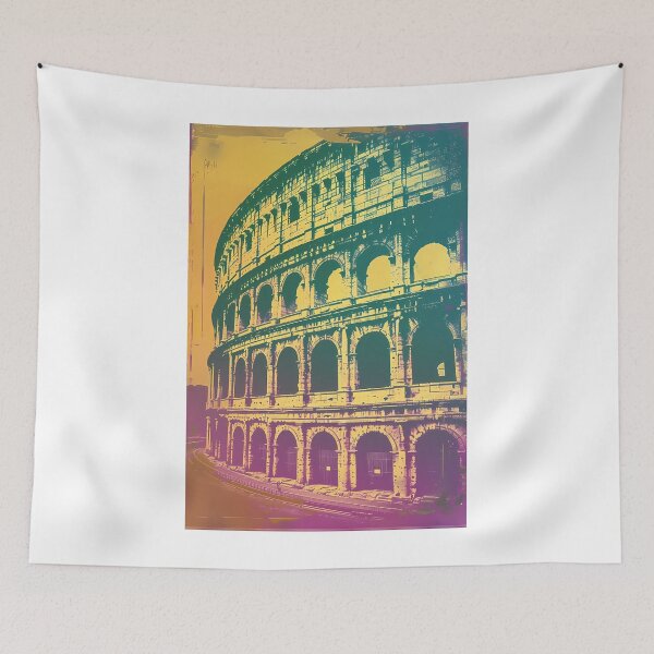 Item preview, Retro poster "The Colosseum" designed and sold by MidArtForge.