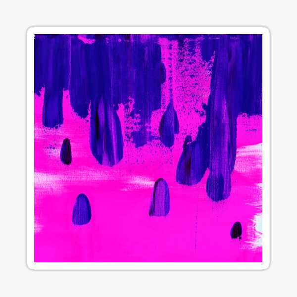 Drops - Hot Pink Sticker