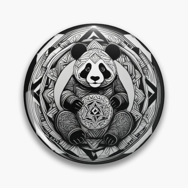 Item preview, A Mandala Panda with a MC Escher theme designed and sold by BloodSweatNTers.
