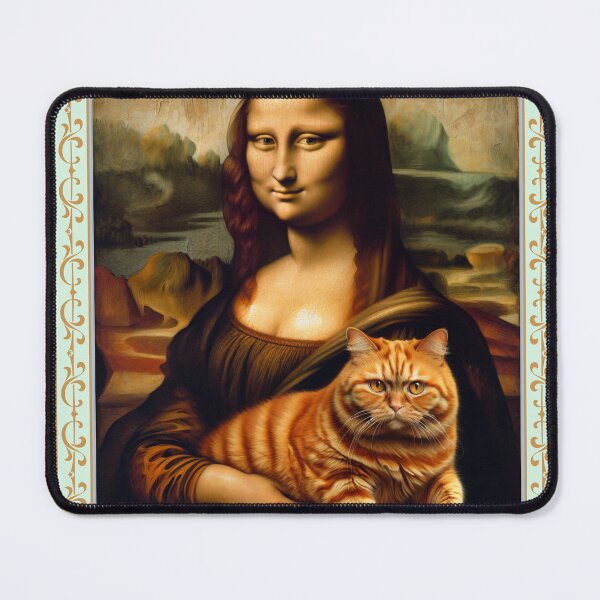 Item preview, Funny GINGER Cat Lover gift Tee with Iconic Artwork Design famous painting gift for a friend loves cats gift funny with a cat animal lover designed and sold by AnnaKapustina.