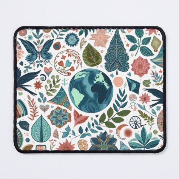 Item preview, The Natural Beauty of the Earth: A Vibrant Ecological Pattern designed and sold by Karina Creative Studio.