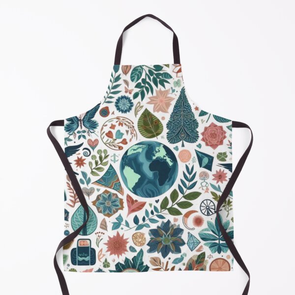Item preview, The Natural Beauty of the Earth: A Vibrant Ecological Pattern designed and sold by Karina Creative Studio.