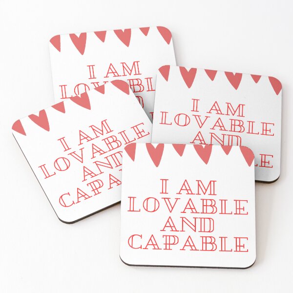 Item preview, I am lovable and capable designed and sold by Cineraim Shop.