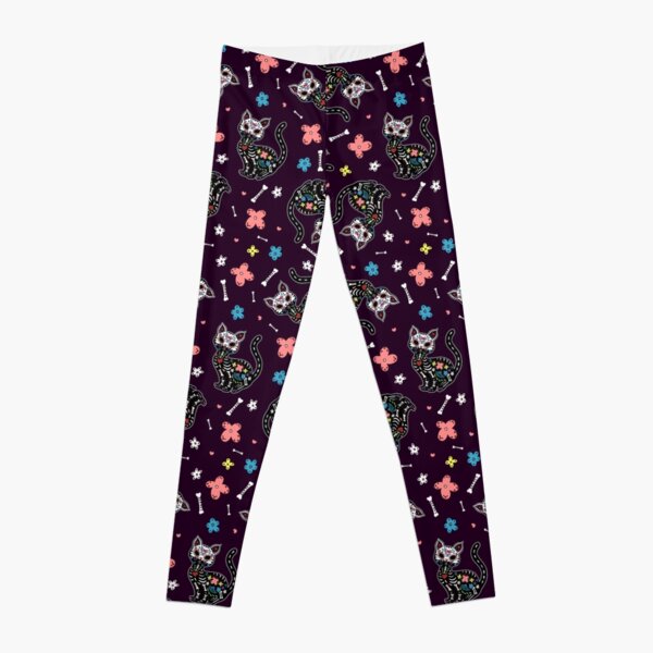 Dia de los Gatos Leggings