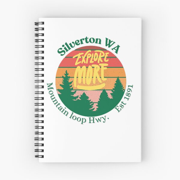 Item preview, Explore More Silverton Washington with background designed and sold by Blaché Designs.