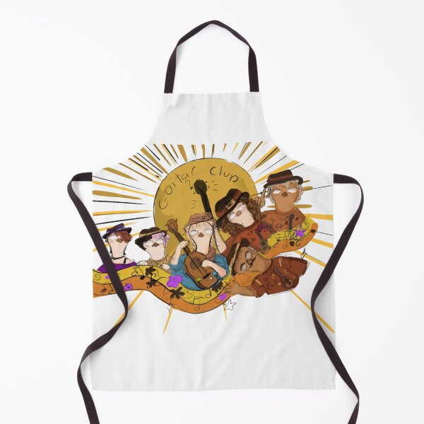 Item preview, Guitar Club- white background designed and sold by Phaedra11.