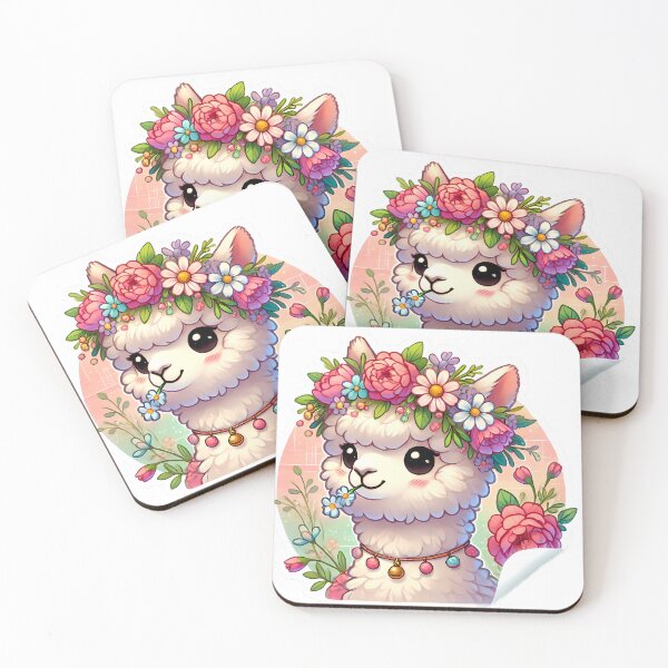 Item preview, Blossom Alpaca: Floral Charm designed and sold by Peelya.