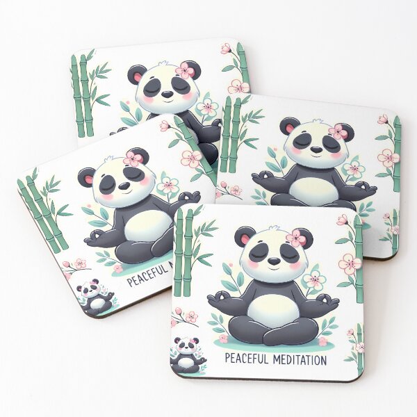 Item preview, Zen Panda: Peaceful Meditation designed and sold by Peelya.