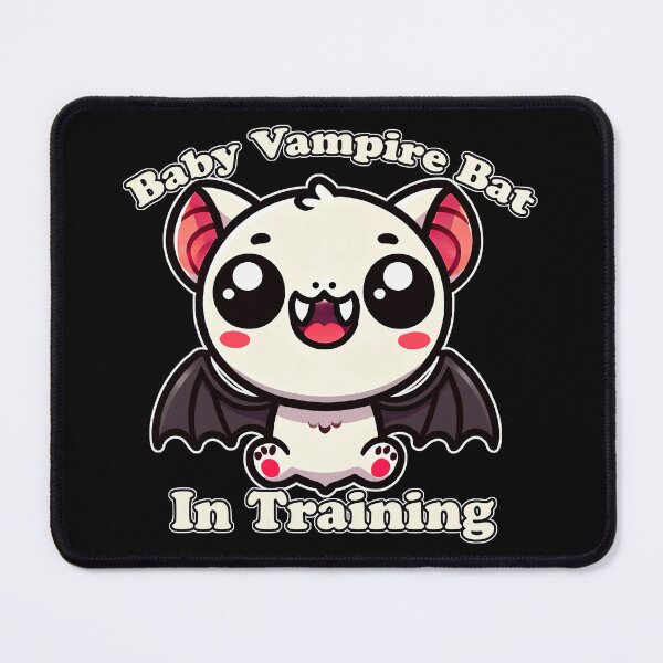 Item preview, Cute Baby Vampire Bat In Training designed and sold by Glimmersmith.