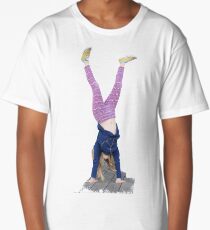 An Upside-down Life Long T-Shirt