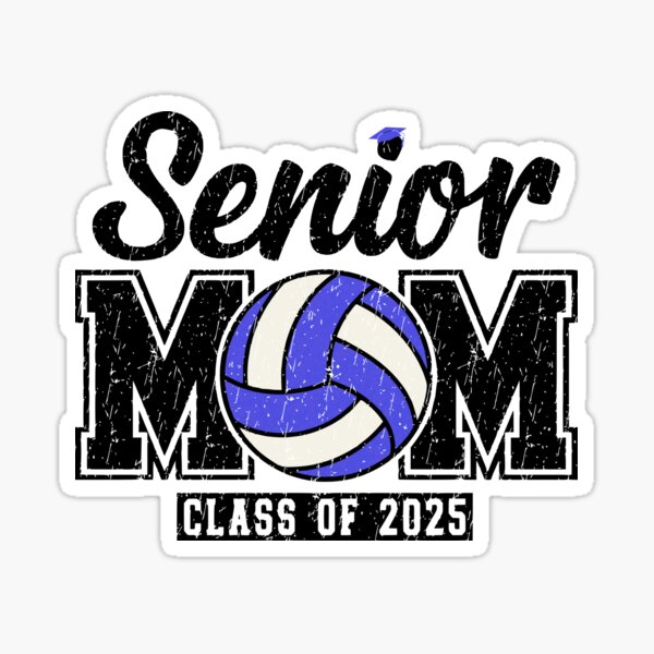 Item preview, Volleyball; Senior Mom, Class of 2025 designed and sold by AppletonWater.