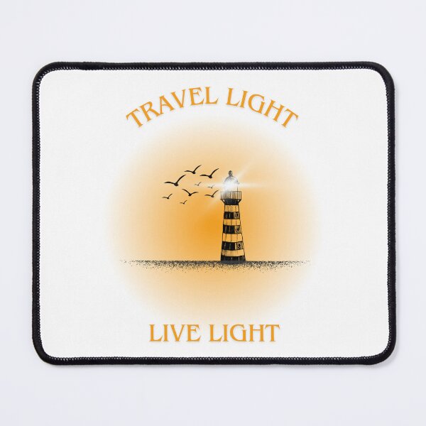 Item preview, Travel Light Live Light designed and sold by waveAFY.