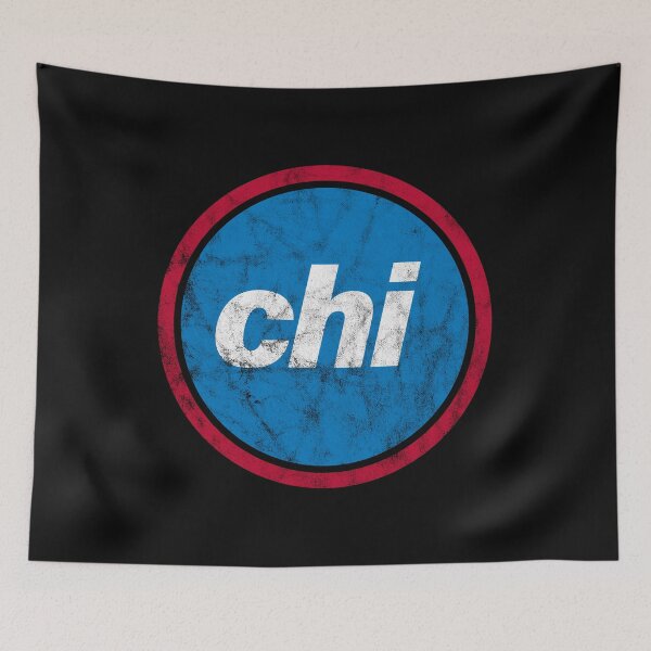 Item preview, Class "chi" symbol for Chicago in vintage look designed and sold by MalmoDesigns.
