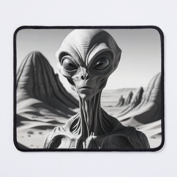 Item preview, Grey Alien on Planet designed and sold by roswellboutique.