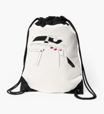 Broken pants Drawstring Bag