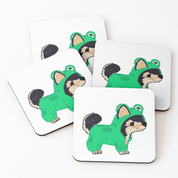 Item preview, Shiba Inu in a Froggy Costume  designed and sold by Sarah Reed.