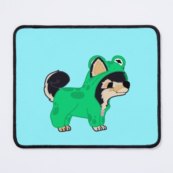 Item preview, Shiba Inu in a Froggy Costume  designed and sold by Sarah Reed.