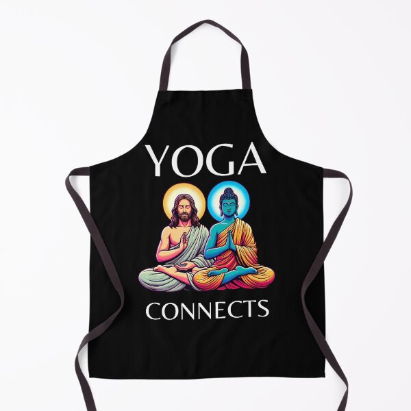 Item preview, YOGA CONNECTS Religion Buddha Jesus designed and sold by DivineMovement.