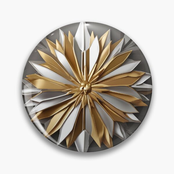 Item preview, Art Deco Nouveau Abstract Flower designed and sold by SloganExpress.