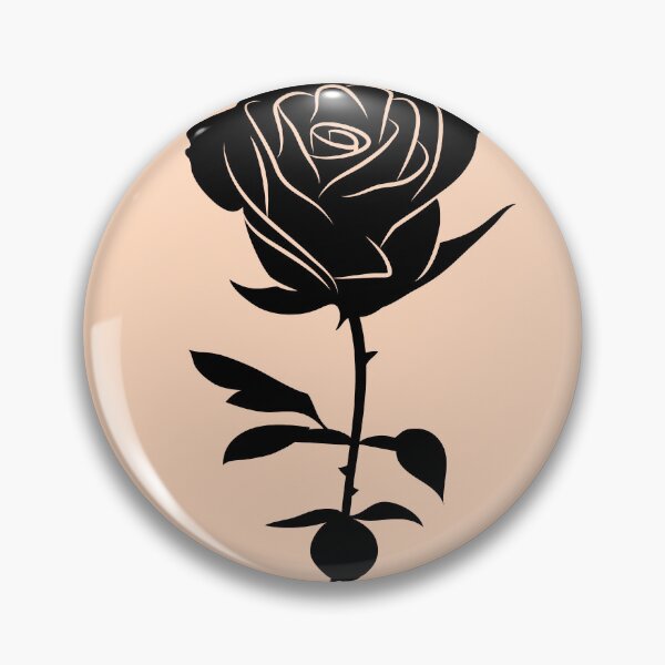 Item preview, Flat Design Rose Silhouette designed and sold by hjian8219.