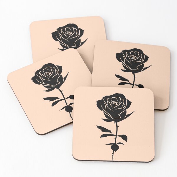 Item preview, Flat Design Rose Silhouette designed and sold by hjian8219.