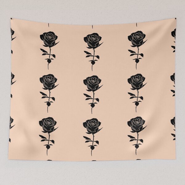 Item preview, Flat Design Rose Silhouette designed and sold by hjian8219.
