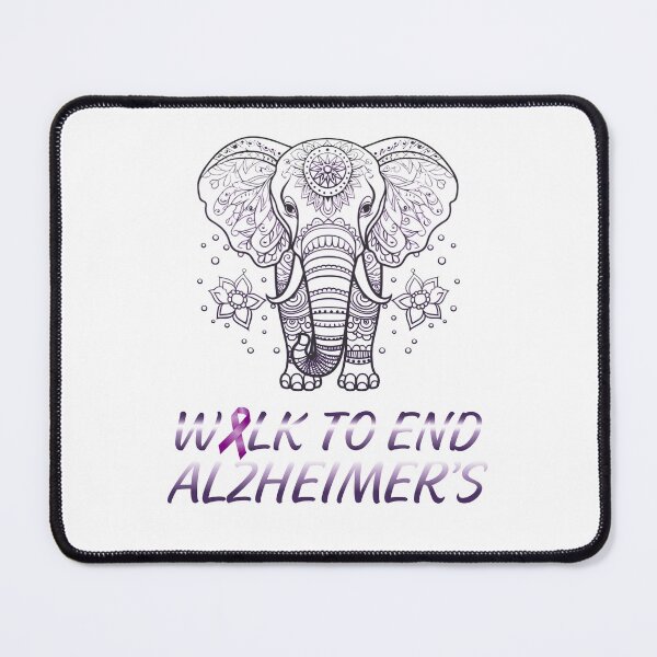 Item preview, Walk To End Alzheimer's Purple dementia Elephant end Alz designed and sold by Smix Pixels.