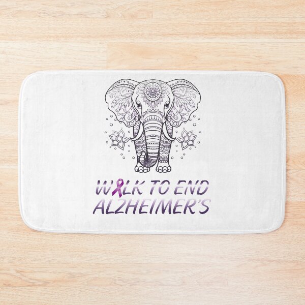 Item preview, Walk To End Alzheimer's Purple dementia Elephant end Alz designed and sold by Smix Pixels.