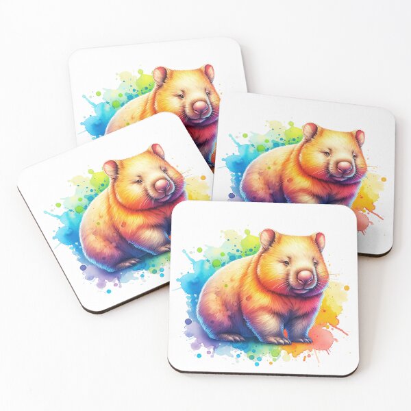 Item preview, Watercolor Wombat designed and sold by TheAnimalZ00.
