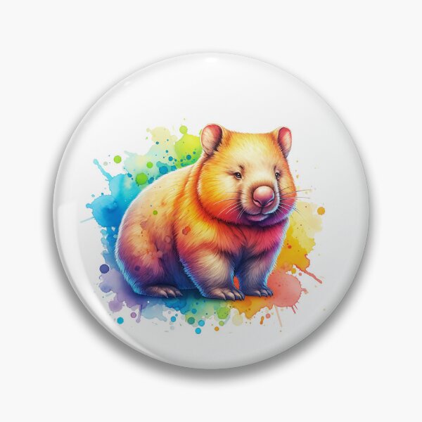 Item preview, Watercolor Wombat designed and sold by TheAnimalZ00.