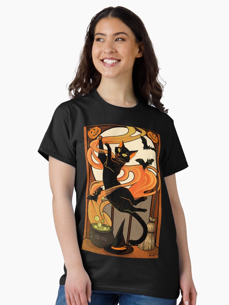 Thumbnail 1 of 7, Classic T-Shirt, Th witches familiar designed and sold by HollyPierson.