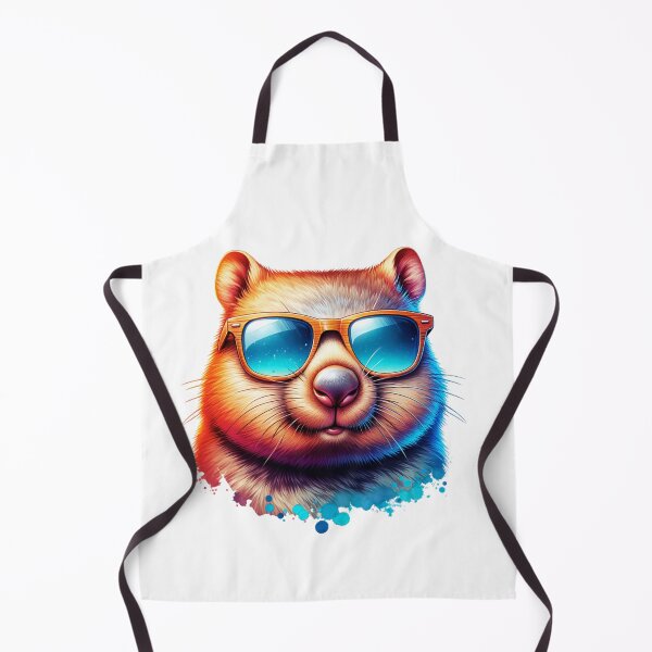 Item preview, Wombat Wearing Sunglasses designed and sold by TheAnimalZ00.