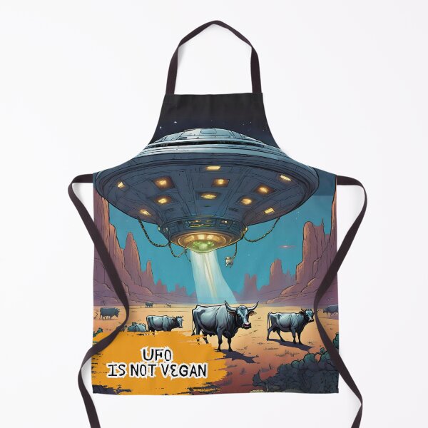 Item preview, UFO is not vegan - UFO day  designed and sold by PXEpic.