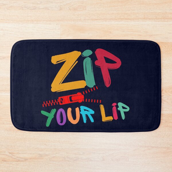 Item preview, ZIP YOUR LIP! - sarcastic funky colorful text designed and sold by SharingLove.