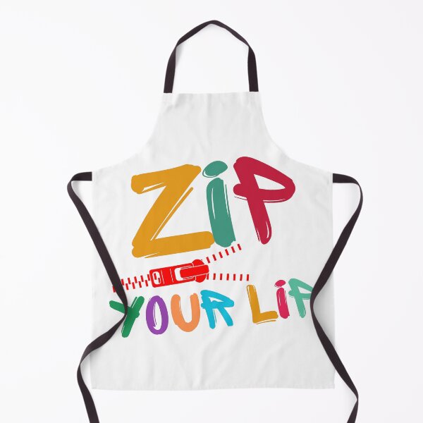 Item preview, ZIP YOUR LIP! - sarcastic funky colorful text designed and sold by SharingLove.