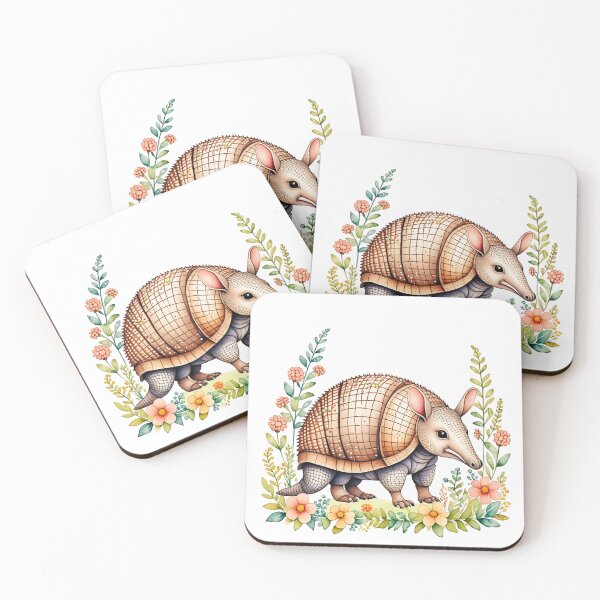 Item preview, Armadillo And Flowers designed and sold by TheAnimalZ00.