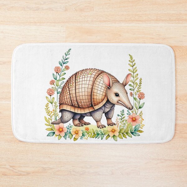 Item preview, Armadillo And Flowers designed and sold by TheAnimalZ00.